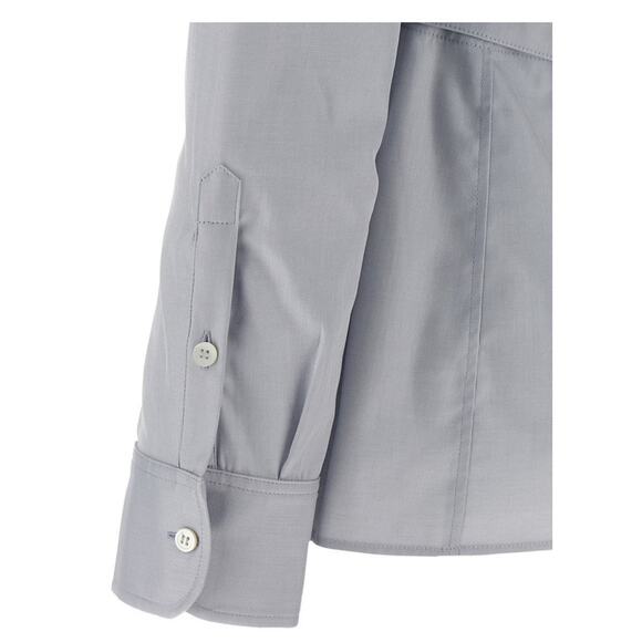 Jacquemus La Chemise de Costume Open Back Shirt in Light Grey FR 42 US 10 - Picture 4 of 5